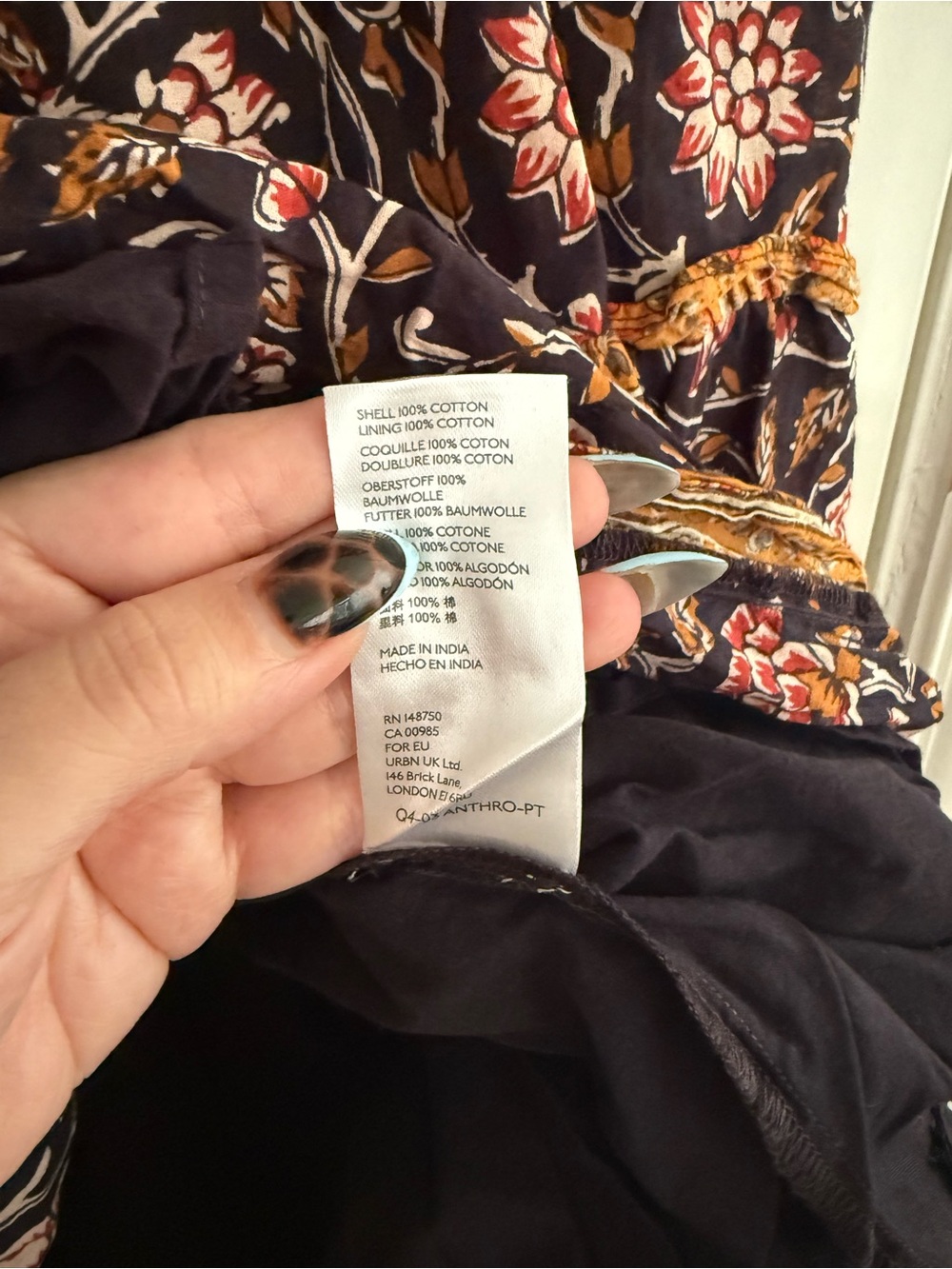Anthropologie Othilia Cotton Ruffled Tiered Dress - Picture 3 of 5